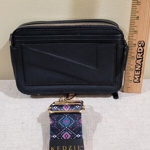Best Of Seven Black Crossbody Bag With Kedzie Bag Strap